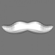 moustache 3d print model - Mito3D