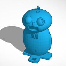 prumo robô personagem tinkercad TinkerCharacters 3d print model - Mito3D