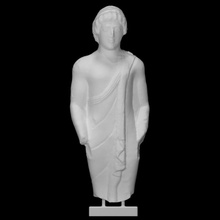 votive statue youth scan david figure king sculpture marble male florence eated 3d print model - Mito3D