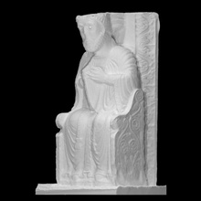 king david scan sculpture marble florence seated photogrammetry 3d print model - Mito3D