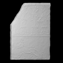 assyrien soulagement représentant magique tuteurs analyse 3dprinting photogrammétrie Assyrie ashurbapinal british museum north palace gypse 3d print model - Mito3D