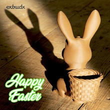 extrudr easterbunny 2019 edition & garden animal animals container easter egg eggs rabbit bunny holiday 3d print model - Mito3D
