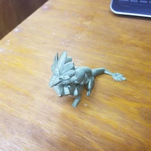 sapphire dragon statue tinkercad tinkercharacter 3d print model - Mito3D