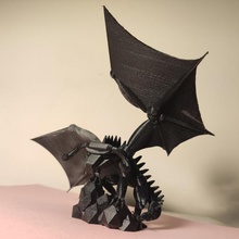 dragon tinkercad 3d print model - Mito3D