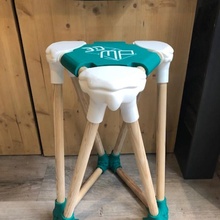 truffare tabouret tr pied giardino sedia chaise 3dmagicprint 3d print model - Mito3D