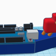 pirata papá pete tinkercad TinkerCharacters 3d print model - Mito3D