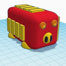 Jim Roboter Schwein Basteln 3d print model - Mito3D