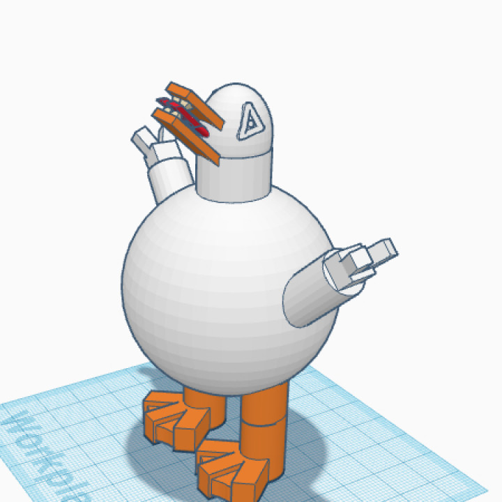 vamp canard jouets Jeux tinkercad 3D print model - Mito3D