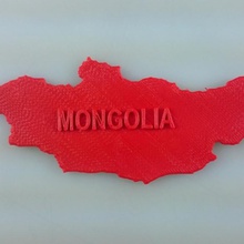 map mongolia education 3d print model - Mito3D