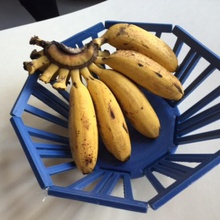 banana basket & garden fruit kitchen competition-purement-anti-microbial-filament 3d print model - Mito3D