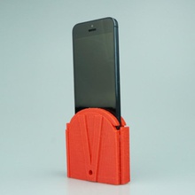 juke box iphone altavoz gadgets electrónica fresco titular caso diseño teléfono 3d print model - Mito3D