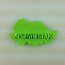 map afghanistan education 3d print model - Mito3D