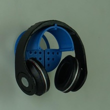 Wand headphone stand Modell circular 1 2 Kopfhörer Kabel Organisator Behälter gadgets Elektronik Wettbewerb linus tech tips design 3d print model - Mito3D