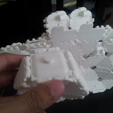 polypanels quadrado fenda brinquedos jogos 3d print model - Mito3D