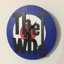 clock music office time rock wall clocks blues thewho rnb 3d print model - Mito3D
