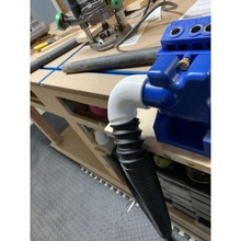 kreg k4 poeira mangueira conector poupar partes 3d print model - Mito3D