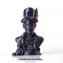 voodoo priest & garden bust wizard magic 3 3d print model - Mito3D