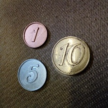 semplice monete moneta 3d print model - Mito3D