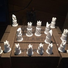 columna ajedrez conjunto tablero juegos 3d print model - Mito3D