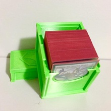 magic gathering commander box & garden games cards magicthegathering 3d print model - Mito3D