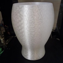 large flower vase tankard & garden glass 3d print model - Mito3D