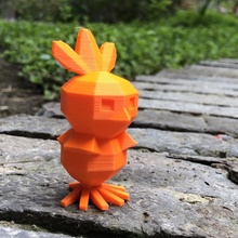 poly torchic fan art pokemon 3d print model - Mito3D