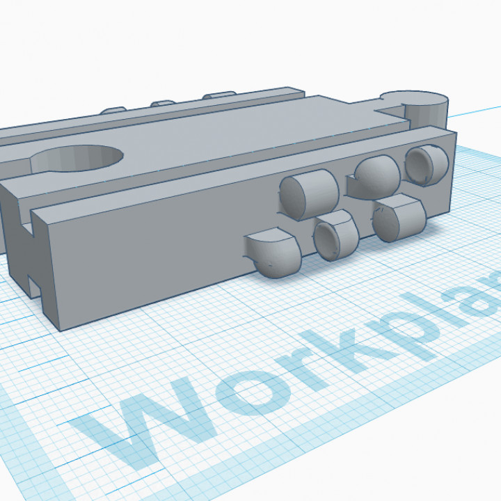 pollypanels legno ferrovia pezzo adattatore 3D print model - Mito3D