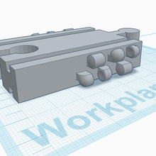 pollypanels legno ferrovia pezzo adattatore 3d print model - Mito3D