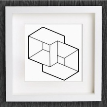 cubes boîte jardin image casa Hogar cuadro 3d print model - Mito3D