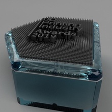 3d printing industria palabras logo trofeo jardín 3d print model - Mito3D