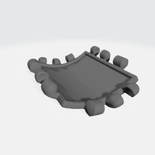 gebogen Polypanel Polypanels 3d print model - Mito3D