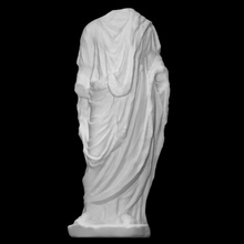 statue boy wearing toga scan sculpture marble basilica honorary verona 3d print model - Mito3D