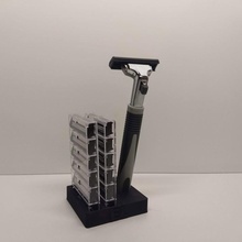 razor holder & garden bathroom stand shaving 3d print model - Mito3D