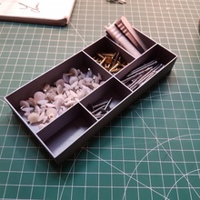 parafuso caixa jardim organizador unhas 3d print model - Mito3D