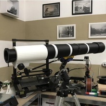 3d imprimé télescope éducation lune astronomie porte oculaire 3d print model - Mito3D