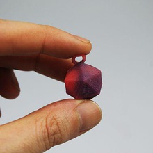 icosagon colgante joyería collar precioso 3d print model - Mito3D