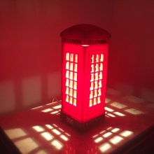 london telephone table lamp & garden diy gift 3d print model - Mito3D