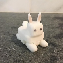 print place bunny toys & games cute rabbit articulated printinplace ravensburgermoment 3d print model - Mito3D