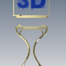 3d uncompleted prize trophy 3dpiawards 3d print model - Mito3D