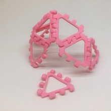 triangle frame toys & games modular toy geometry polyhedron polyhedra polypanels 3d print model - Mito3D