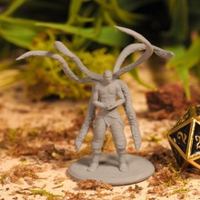 mutant masaüstü ejderhalar Zindanlar fantezi savaş oyunları Warhammer minyatür melez dnd yol bulucu kasvetli simik 3d print model - Mito3D