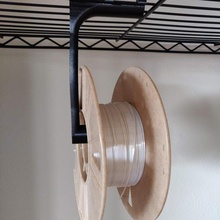 filament spool holder wire shelf hanger mount shelving 3d print model - Mito3D