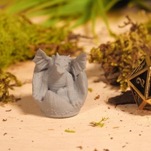 bebek Ejderha masaüstü Şirin ejderhalar Zindanlar Yumurta fantezi savaş oyunları Warhammer minyatür dnd yol bulucu kapak kasvetli 3d print model - Mito3D