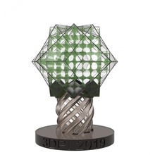 árbol premio 3dpi jardín diseño modelo trofeo davinci premios disparo llave siemensnx 3d print model - Mito3D