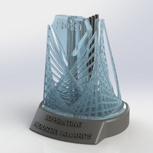 Trophäe 3d Drucken Industrie Auszeichnungen 2019 Garten Konzept Wettbewerb sla 3dpiawards Protolabs mjf 3d print model - Mito3D