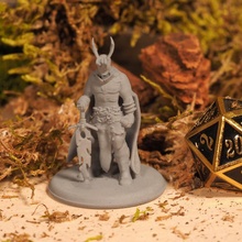 şeytani savaşçı masaüstü iblis ejderhalar Zindanlar fantezi rpg Warhammer şeytan dnd yol bulucu insansı kasvetli 3d print model - Mito3D