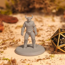 Minotaur masaüstü canavar ejderhalar Zindanlar fantezi oyun mini rpg Warhammer minyatür şeytan dnd yol bulucu insansı mitos kasvetli 3d print model - Mito3D