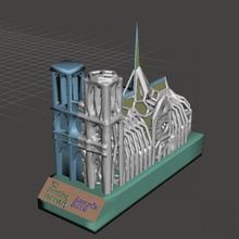 acaf Garten 3dpiawards myminifactory 3dprintindustry Protolabs Notre Dame 3dprintingindustryawards2019 3d print model - Mito3D