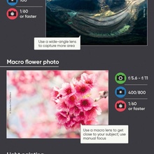 infographic camera settings shoot stunning photographs manual mode cheet-sheet 3d print model - Mito3D