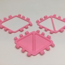 rhombus polypanel toys & games modular toy geometry construction polyhedra polypanels 3d print model - Mito3D